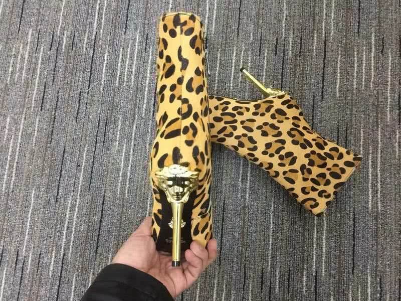 Versace Leopard print Boots Leisure Shoes Women 3