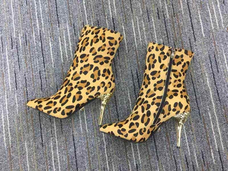 Versace Leopard print Boots Leisure Shoes Women 1