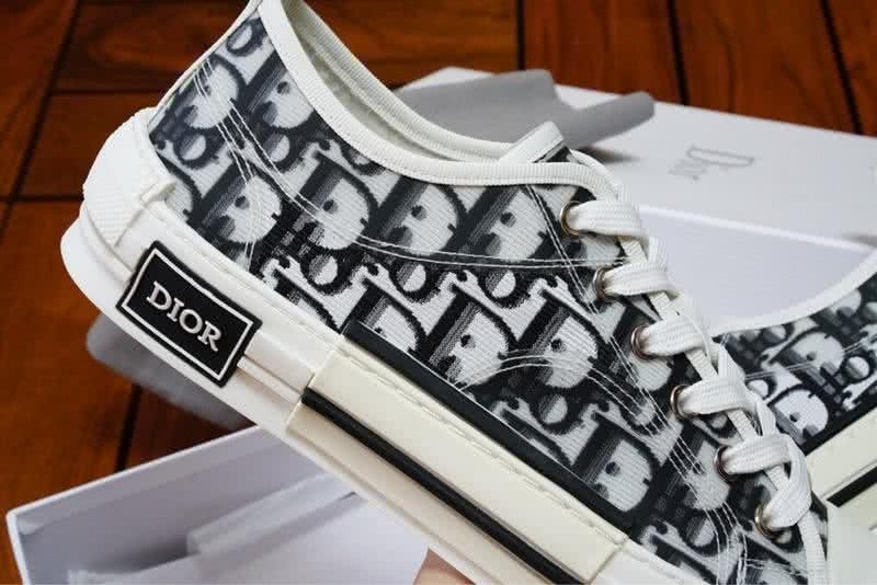 Dior Sneakers Low Top White Upper And Black Letters Men 5