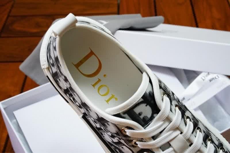 Dior Sneakers Low Top White Upper And Black Letters Men 6
