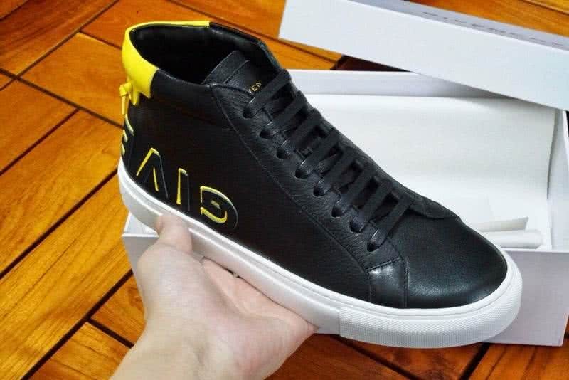 Givenchy Sneakers Middle Top Black And Yellow Upper White Sole Men 2