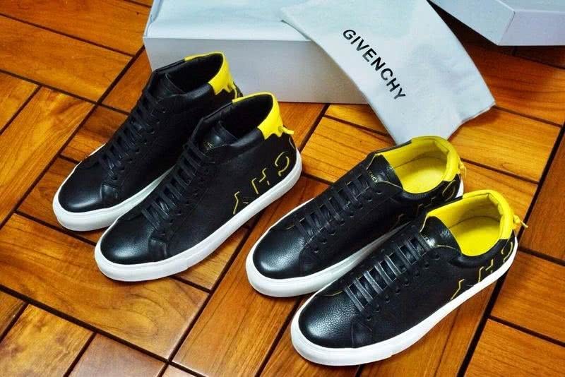 Givenchy Sneakers Middle Top Black And Yellow Upper White Sole Men 3