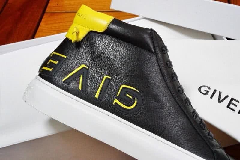 Givenchy Sneakers Middle Top Black And Yellow Upper White Sole Men 4