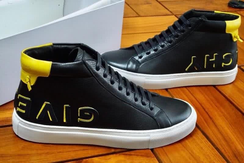 Givenchy Sneakers Middle Top Black And Yellow Upper White Sole Men 6