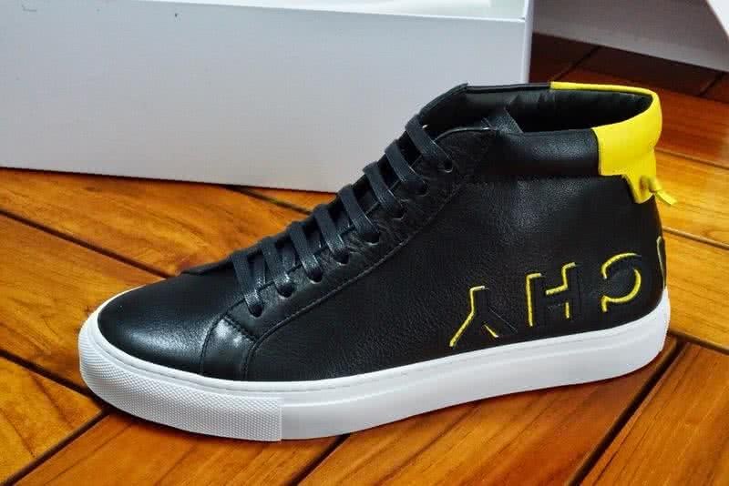 Givenchy Sneakers Middle Top Black And Yellow Upper White Sole Men 5