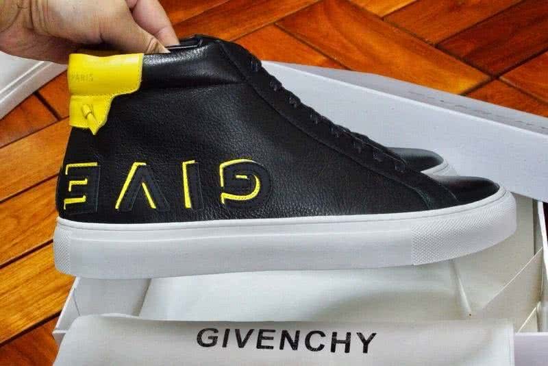 Givenchy Sneakers Middle Top Black And Yellow Upper White Sole Men 8
