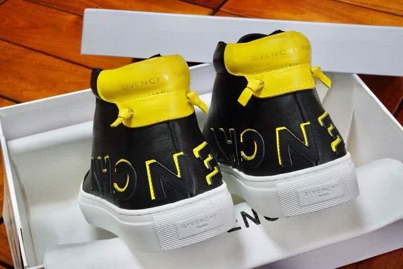 Givenchy Sneakers Middle Top Black And Yellow Upper White Sole Men 9