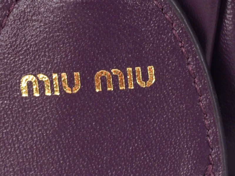 Miu Miu Small Coffer Bag Purple 6