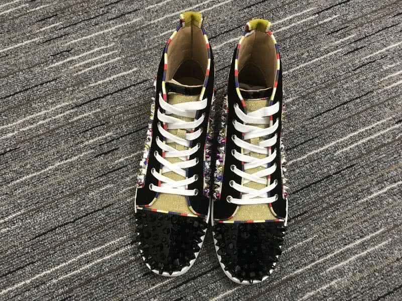 Christian Louboutin No Limits Sneaker Men/Women Black/Gold 3