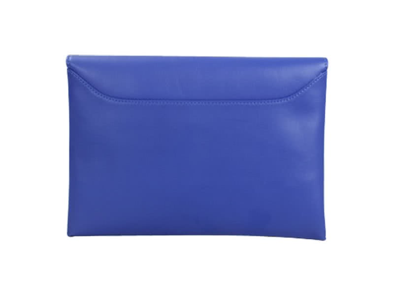 Givenchy Antigona Envelope Clutch Grained Leather Navy Blue 2