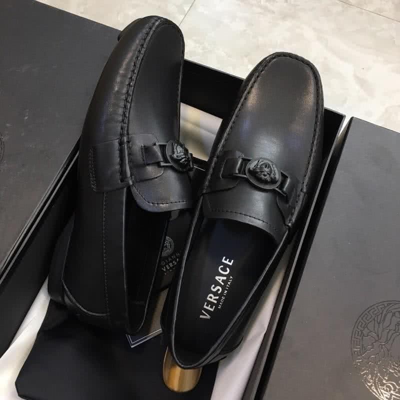 Versace Top Quality Loafers Classic Black Men 3