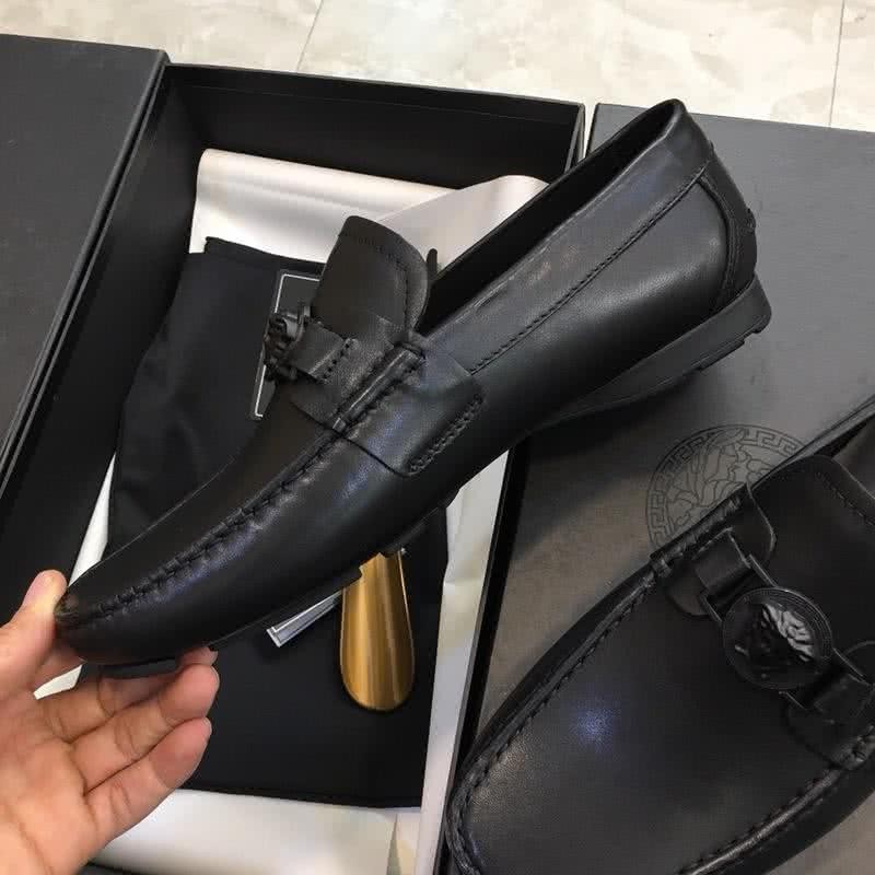 Versace Top Quality Loafers Classic Black Men 7