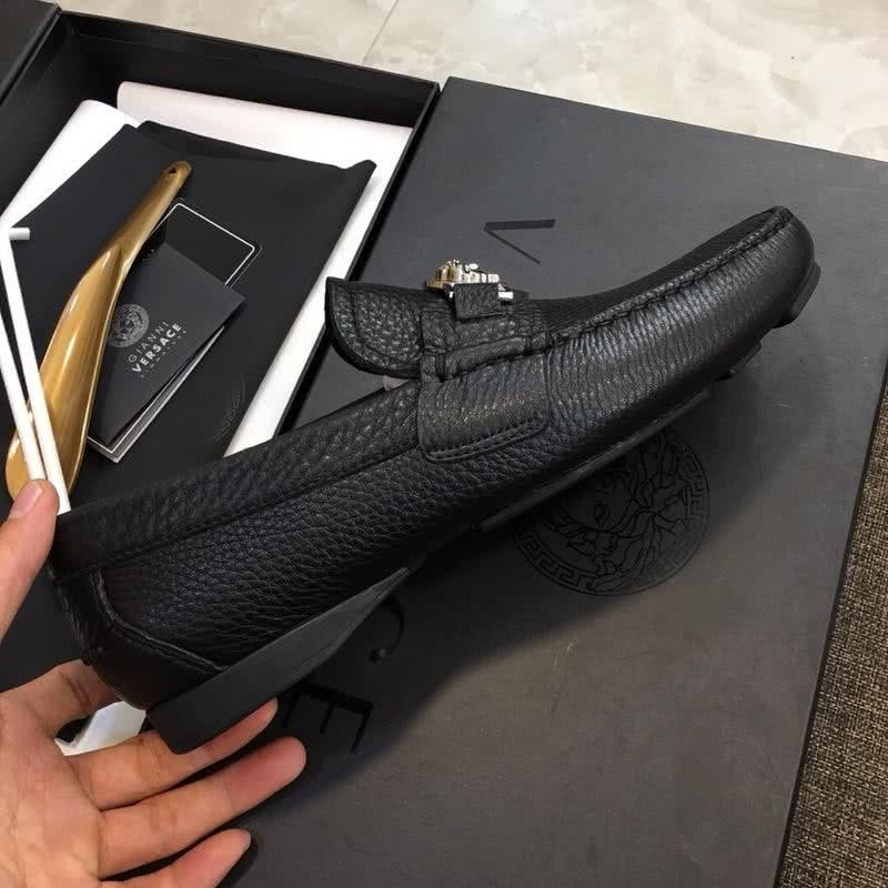 Versace Classic Style Loafers Cowhide Black Men 3