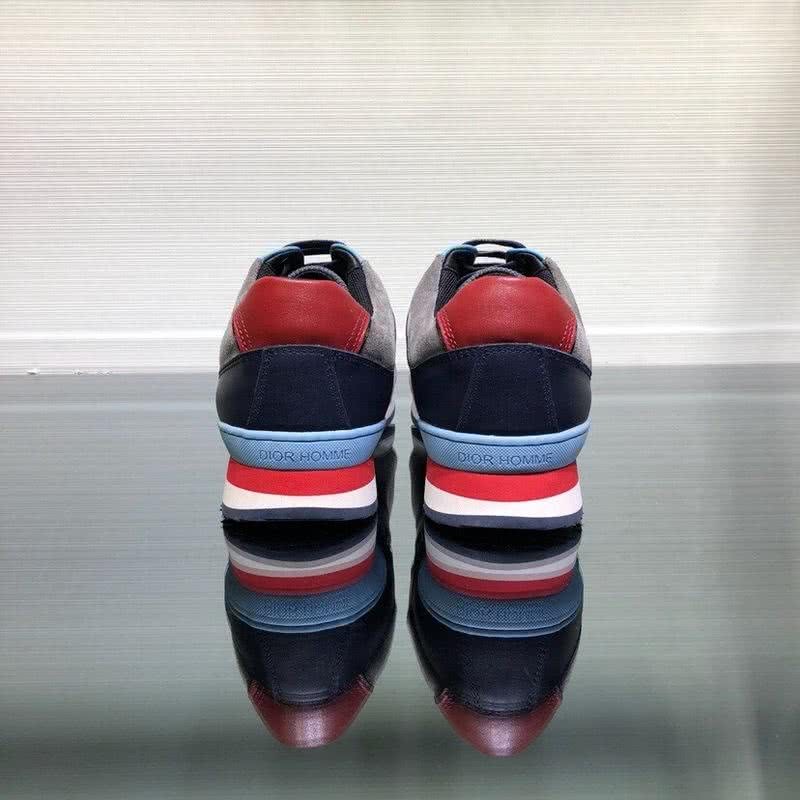 Dior Sneakers Grey Navy Blue Red Men 7