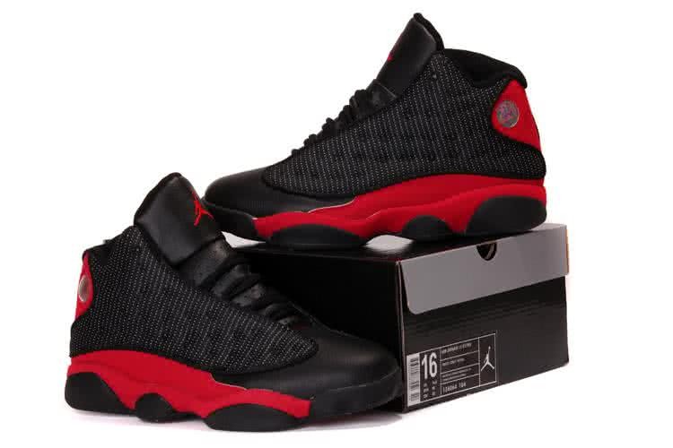 Air Jordan 13 Black Red Super Size Men 2
