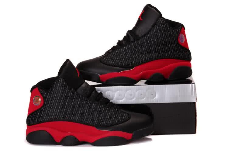 Air Jordan 13 Black Red Super Size Men 4