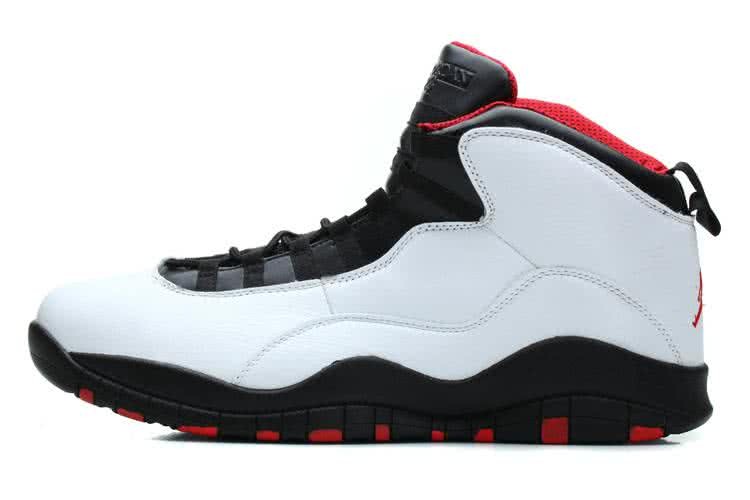 Air Jordan 10 White Black Red Super Size Men 2