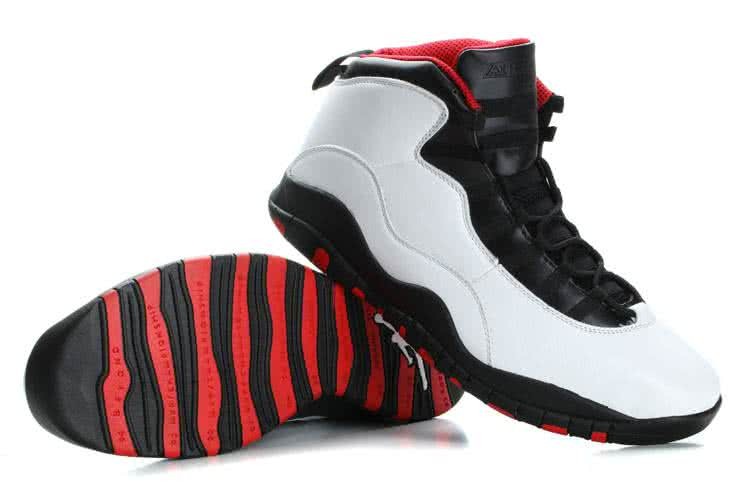 Air Jordan 10 White Black Red Super Size Men 6