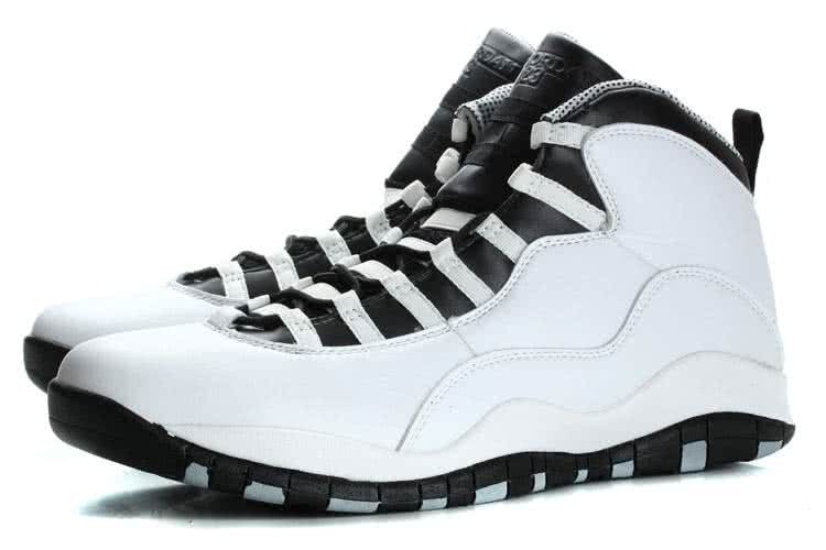 Air Jordan 10  White Black Super Size Men 1