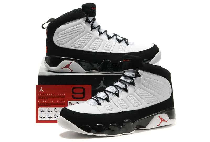  Air Jordan 9 White Black Super Size Men 2