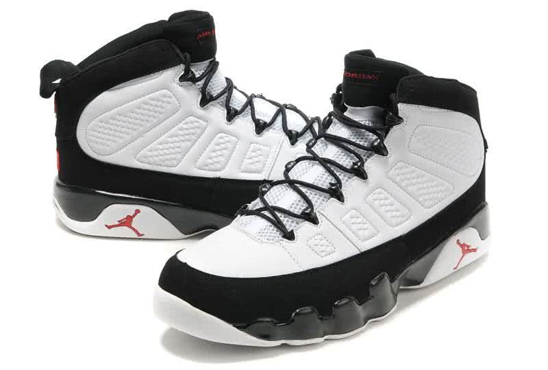  Air Jordan 9 White Black Super Size Men 1