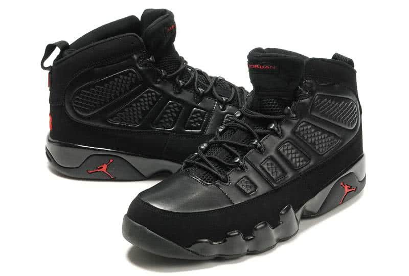  Air Jordan 9 All Black Super Size Men 1