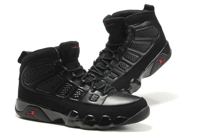  Air Jordan 9 All Black Super Size Men 5