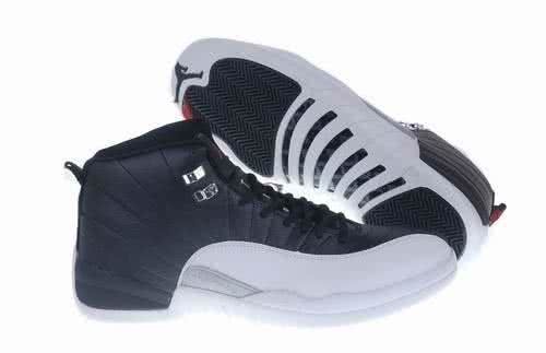 Air Jordan 12 Black White Super Size Men 1