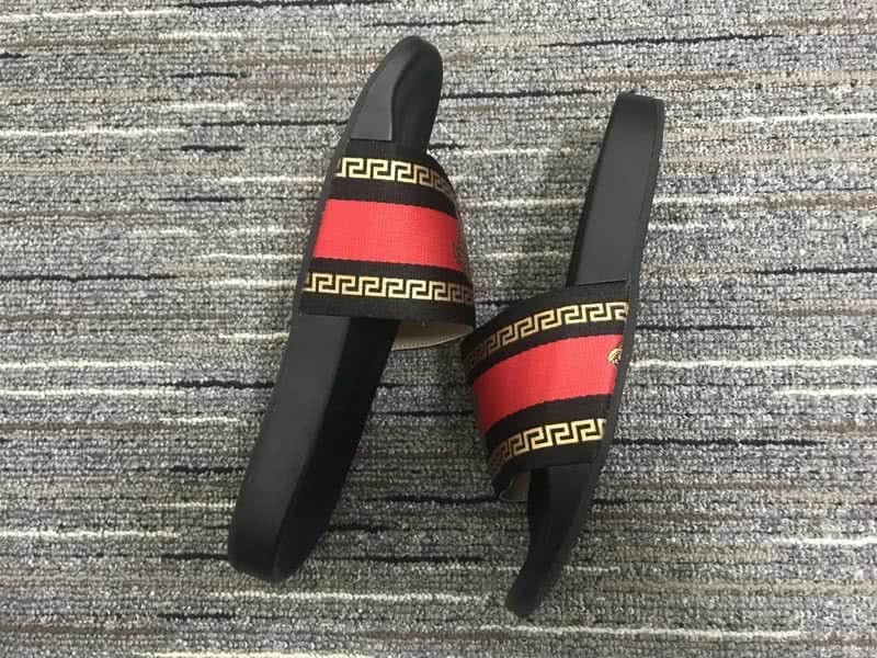 Versace Black And Red Leisure Shoes Slipper Men 6