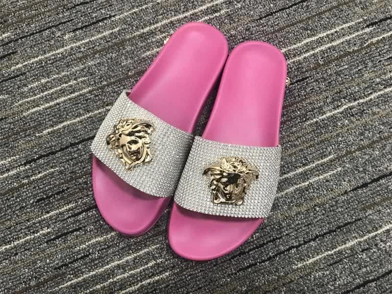 Versace Pink Leisure Shoes Slipper Men 1