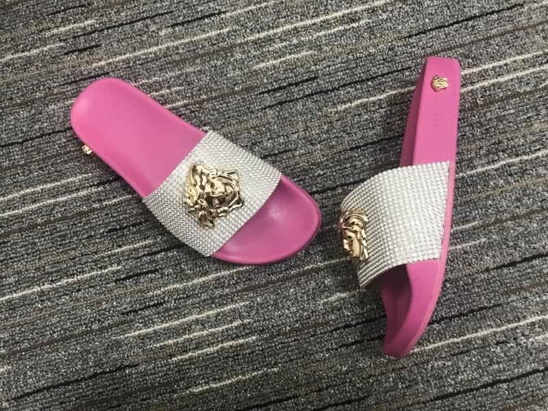 Versace Pink Leisure Shoes Slipper Men 4