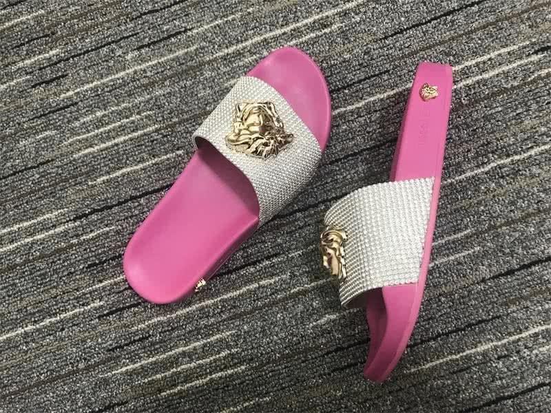 Versace Pink Leisure Shoes Slipper Men 7
