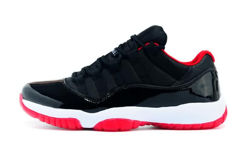 Air Jordan 11 Low Top Black Red White Super Size Men 2