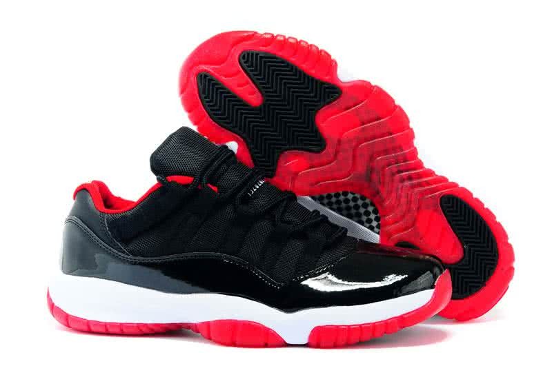 Air Jordan 11 Low Top Black Red White Super Size Men 1