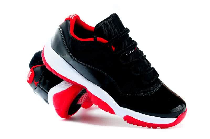 Air Jordan 11 Low Top Black Red White Super Size Men 5