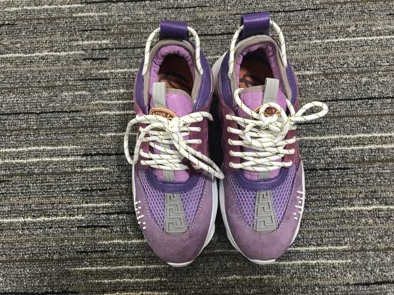 Versace Purple With White Sole Leisure Sports Shoes Men/Women 2