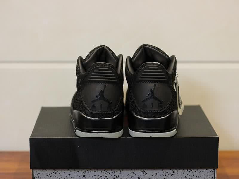 Air Jordan 3 Shoes Blac Men 3
