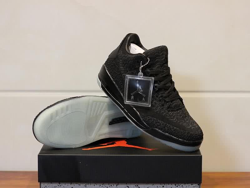 Air Jordan 3 Shoes Blac Men 5