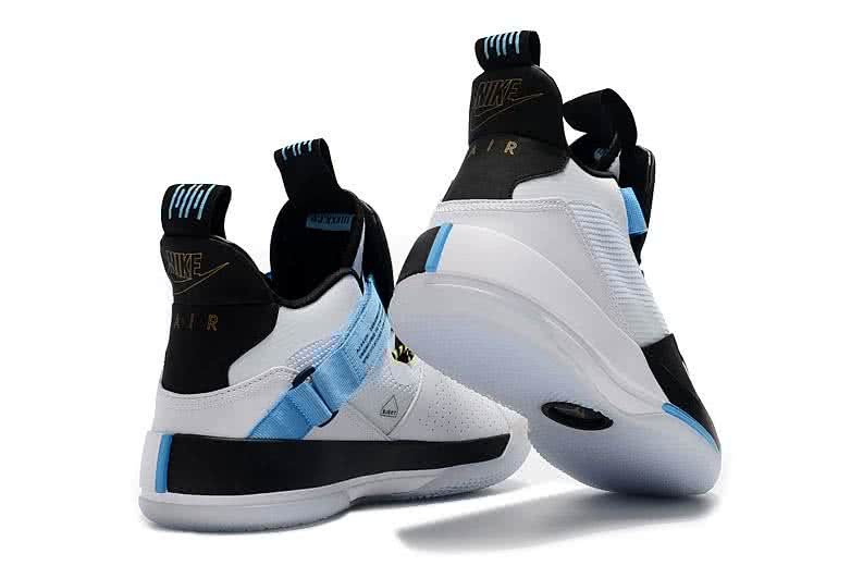 Air Jordan 33 Black Blue And White Men 6