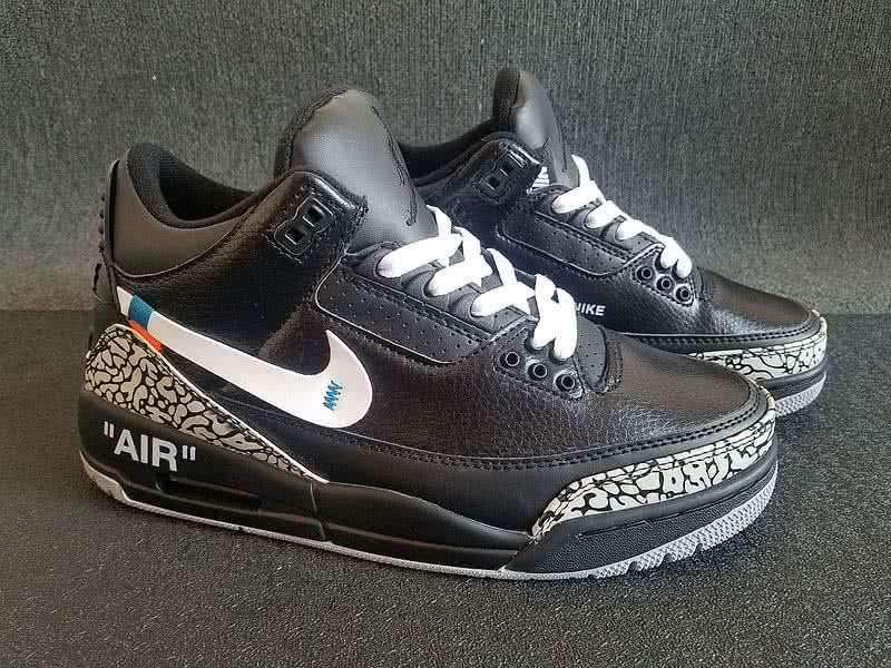 Air Jordan 3 Shoes Black Men 2