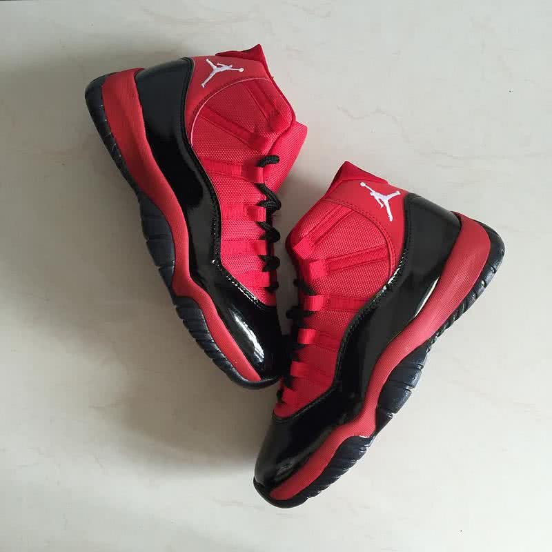Air Jordan 11 Red And Black Men 6