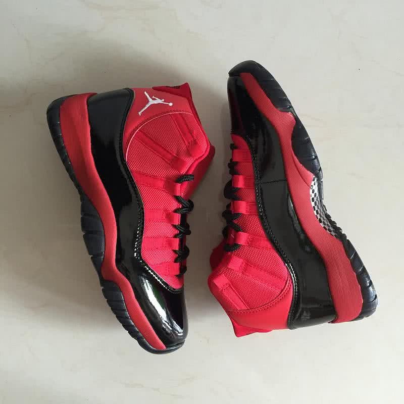 Air Jordan 11 Red And Black Men 7