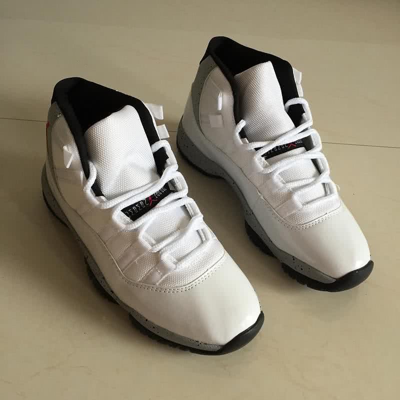 Air Jordan 11 White And Grey Men 4