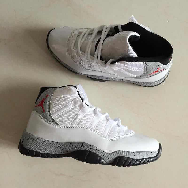Air Jordan 11 White And Grey Men 7