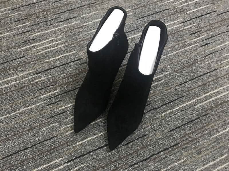 Christian Louboutin Women's Boots Black Suede High Heels 1