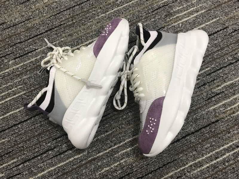 Versace Sneakers White Purple Men Women 5