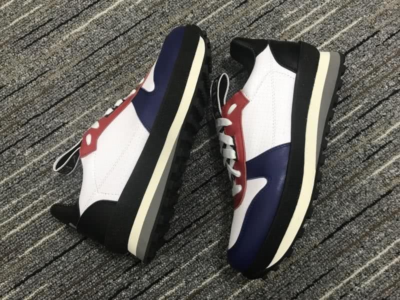 Givenchy Sneakers 3002 White and purple and burgundy  leather Black upper Men 5
