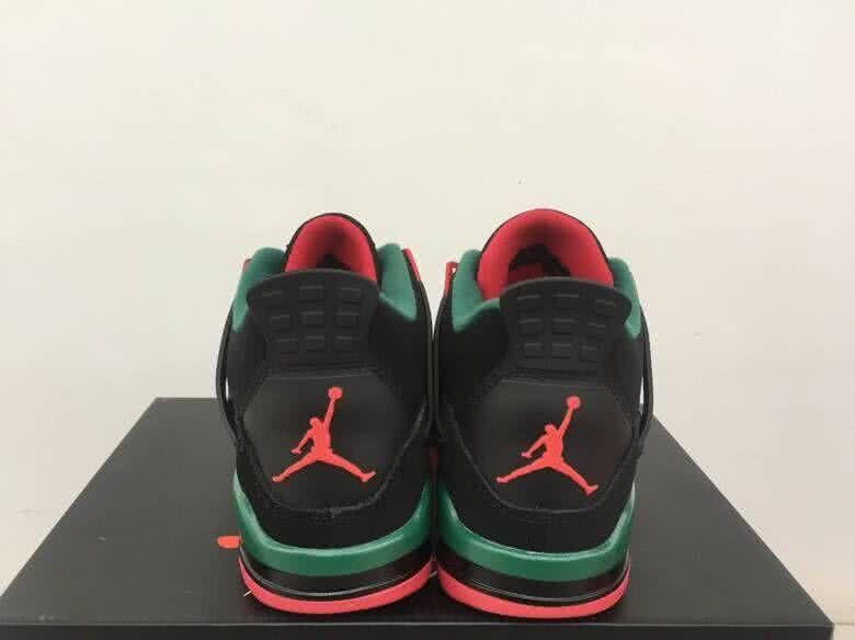 Air Jordan 4 Shoes Black And Green Men 2