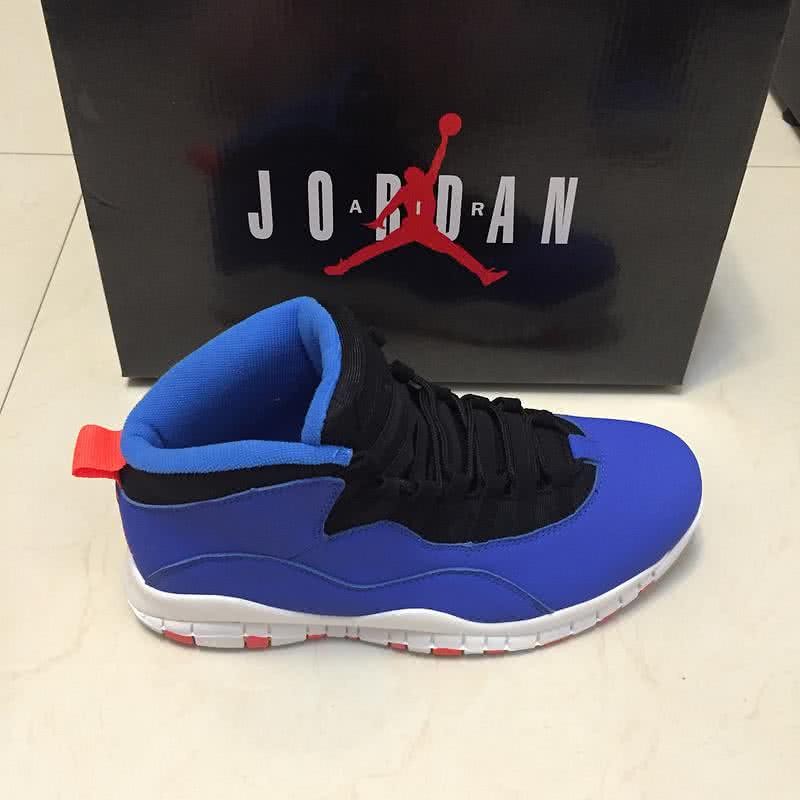 Air Jordan 10 White And Blue Men 6