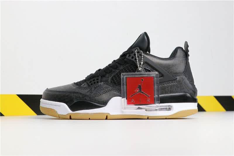 Air Jordan 4 SE Laser Black Gum Black And White Men 1